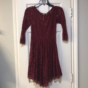 Lace free people dress size 0
